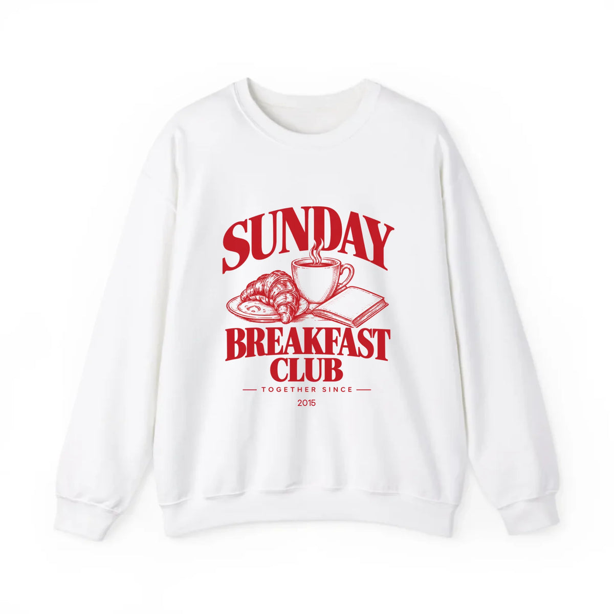 mamagibt Couple Sweatshirt Breakfast Club | Him personalisiert