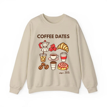 mamagibt Couple Sweatshirt Coffee Date Club | Him personalisiert