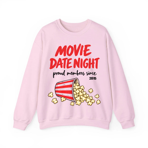 Couple Sweatshirt Movie Date Club | Her