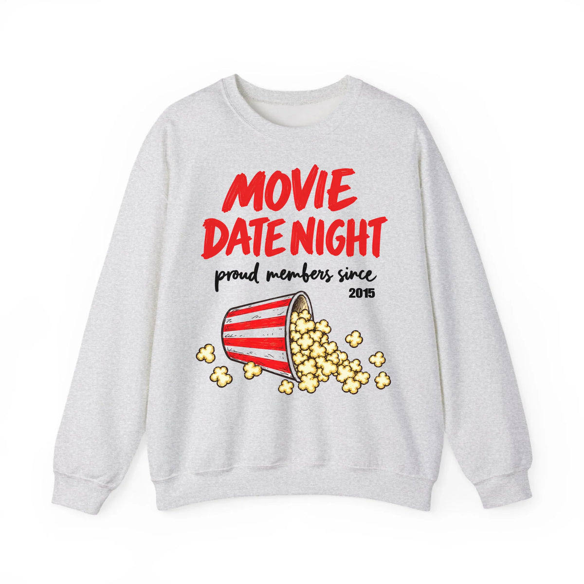 mamagibt Couple Sweatshirt Movie Date Club | Her personalisiert