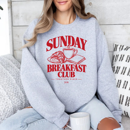 mamagibt Couple Sweatshirt Breakfast Club | Her Sweatshirt Couple Breakfast Club | Her Ash personalisiert