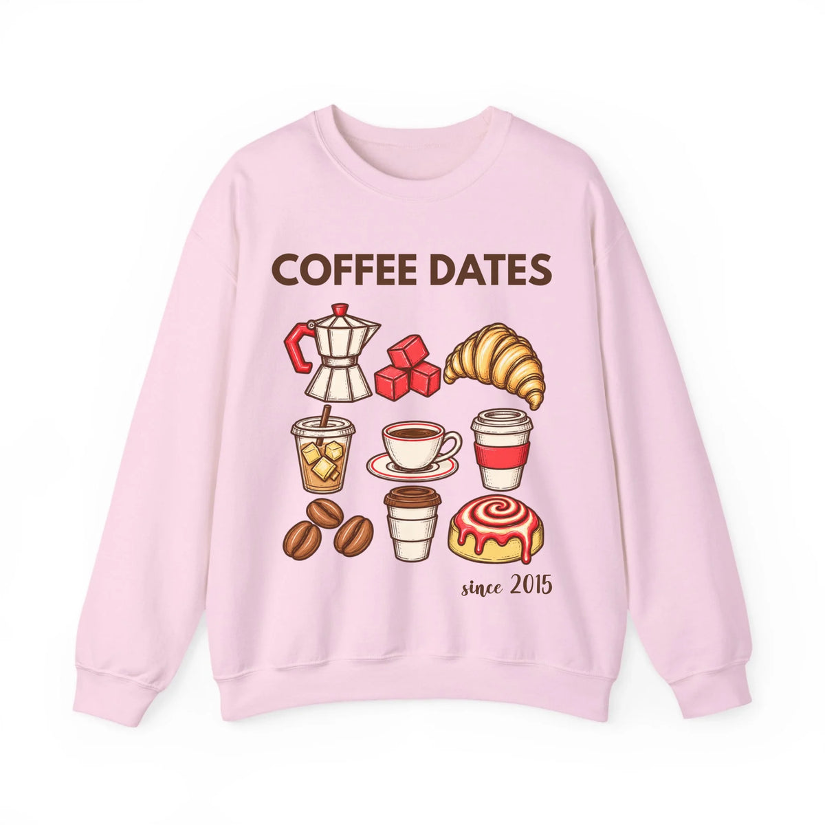 mamagibt Couple Sweatshirt Coffee Date Club | Her personalisiert