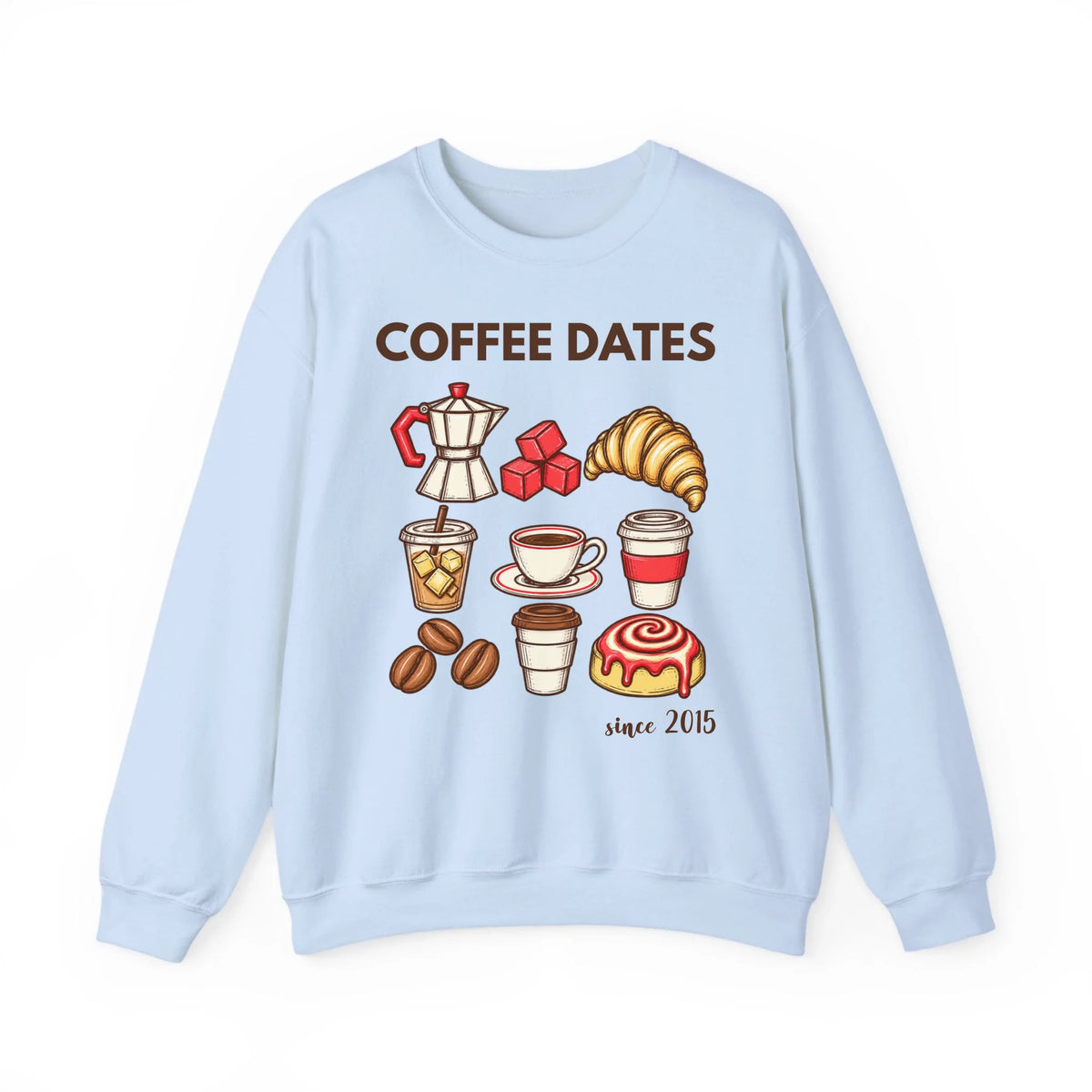 mamagibt Couple Sweatshirt Coffee Date Club | Her personalisiert