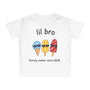 Printify Baby T-Shirt lil bro personalisiert