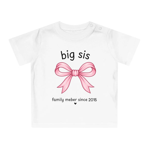 T-Shirt Baby big sis Herz