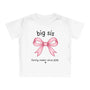 Printify T-Shirt Baby big sis Herz T-Shirt Baby big sis Herz White personalisiert