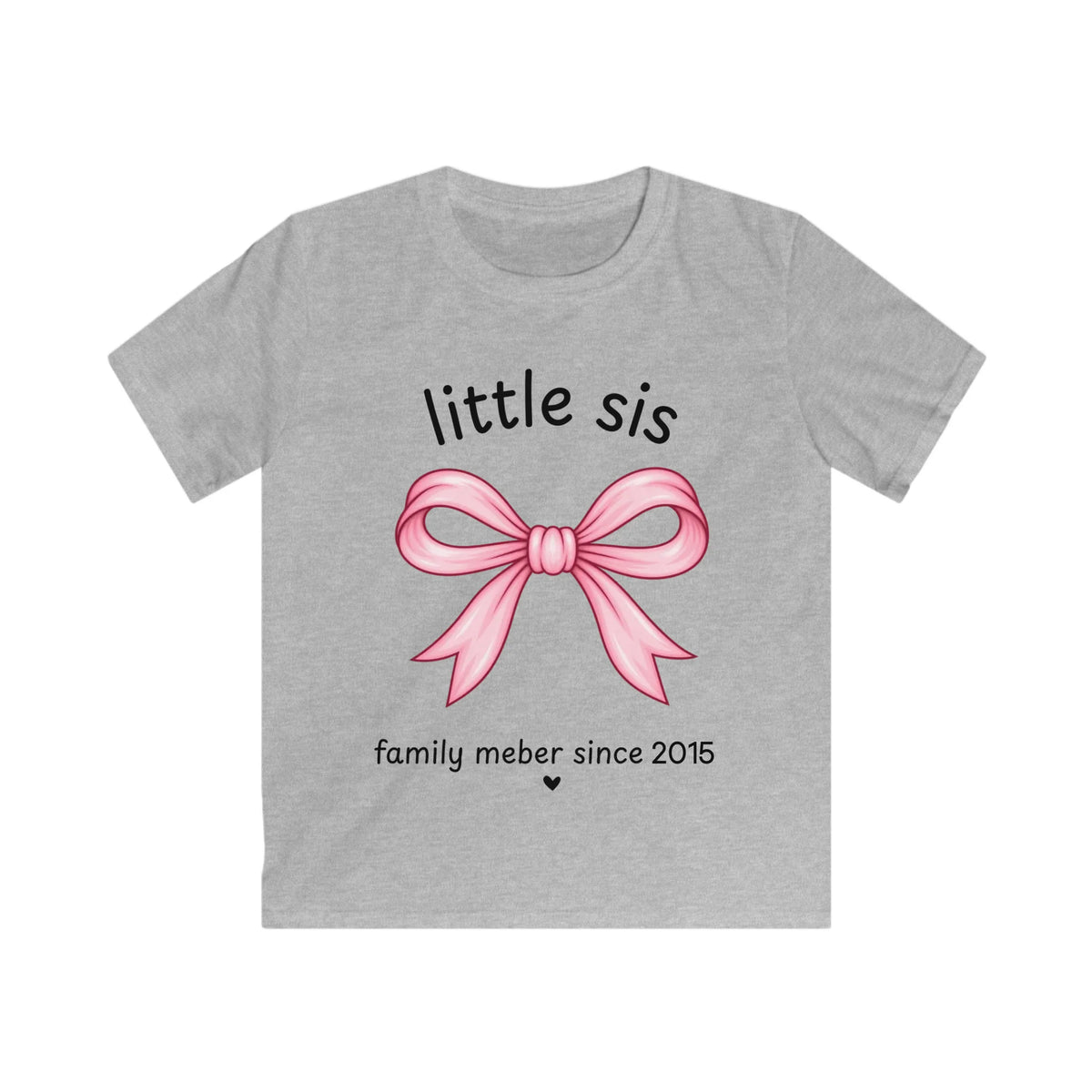 mamagibt Kinder T-Shirt lil sis Kinder T-Shirt lil sis Sport Grey personalisiert