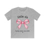 mamagibt Kinder T-Shirt lil sis Kinder T-Shirt lil sis Sport Grey personalisiert