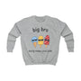 Kinder Sweatshirt big bro Kinder Sweatshirt big bro Heather Grey personalisiert