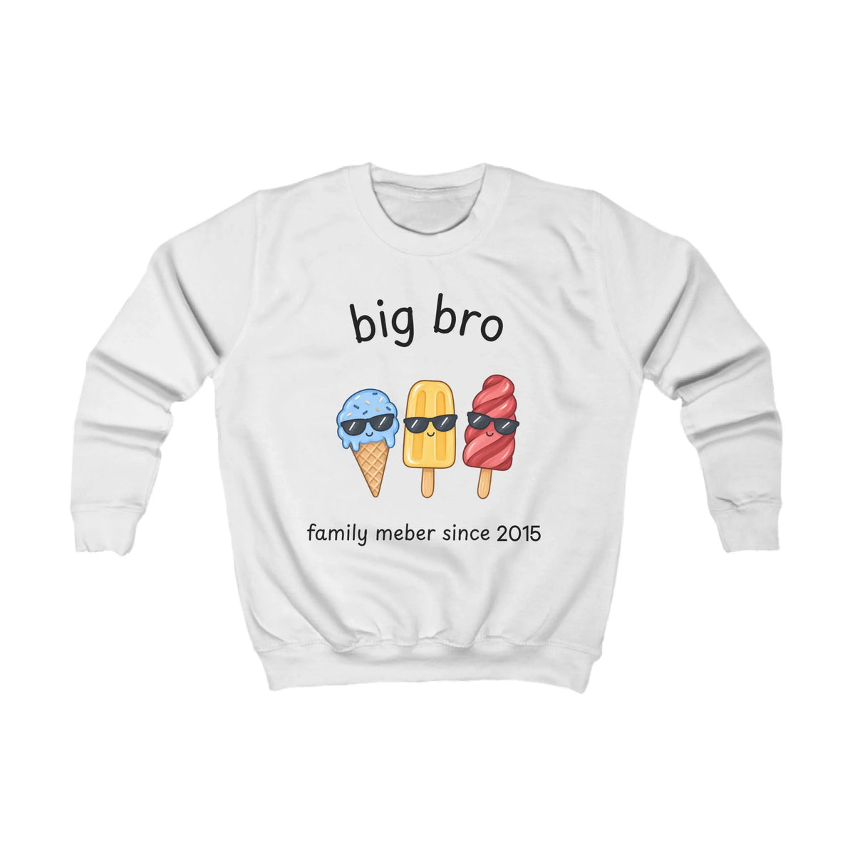 Kinder Sweatshirt big bro personalisiert