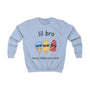 mamagibt Kinder Sweatshirt lil bro Kinder Sweatshirt lil bro Sky Blue personalisiert