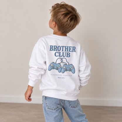 sweatshirt weiß jungen rücken