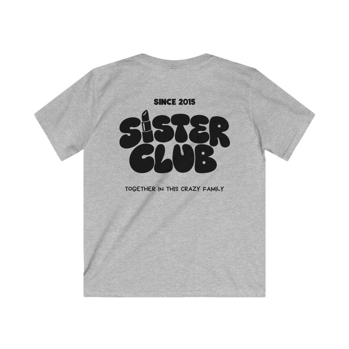Printify Kinder T-Shirt Sister Club personalisiert