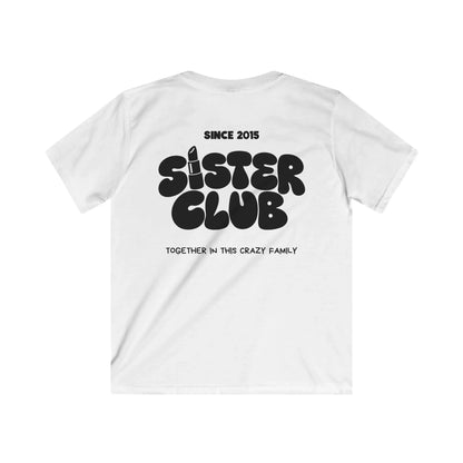 Printify Kinder T-Shirt Sister Club personalisiert