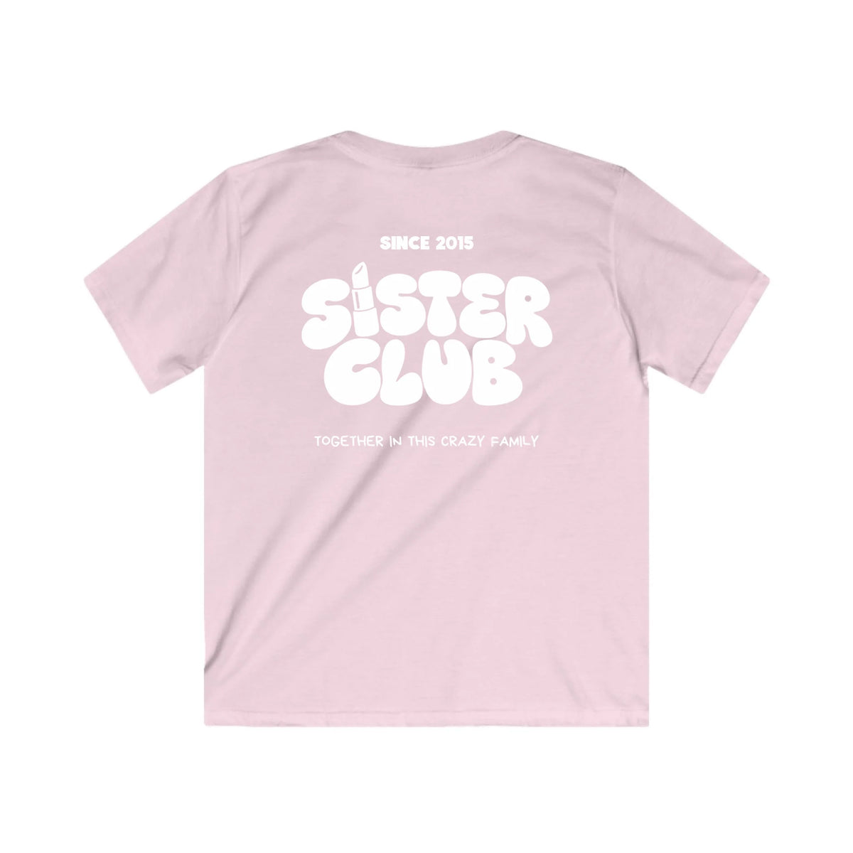 Printify Kinder T-Shirt Sister Club personalisiert