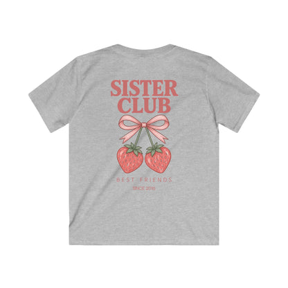 Printify Kinder T-Shirt Sisters Kinder T-Shirt Sisters Sport Grey personalisiert