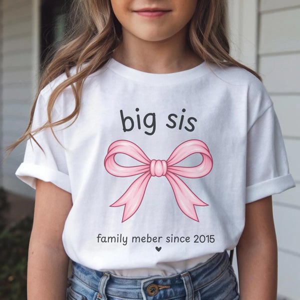 Kinder T-Shirt big sis