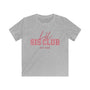 mamagibt Kinder T-Shirt lil sis club Kinder T-Shirt lils sis club Sport Grey personalisiert