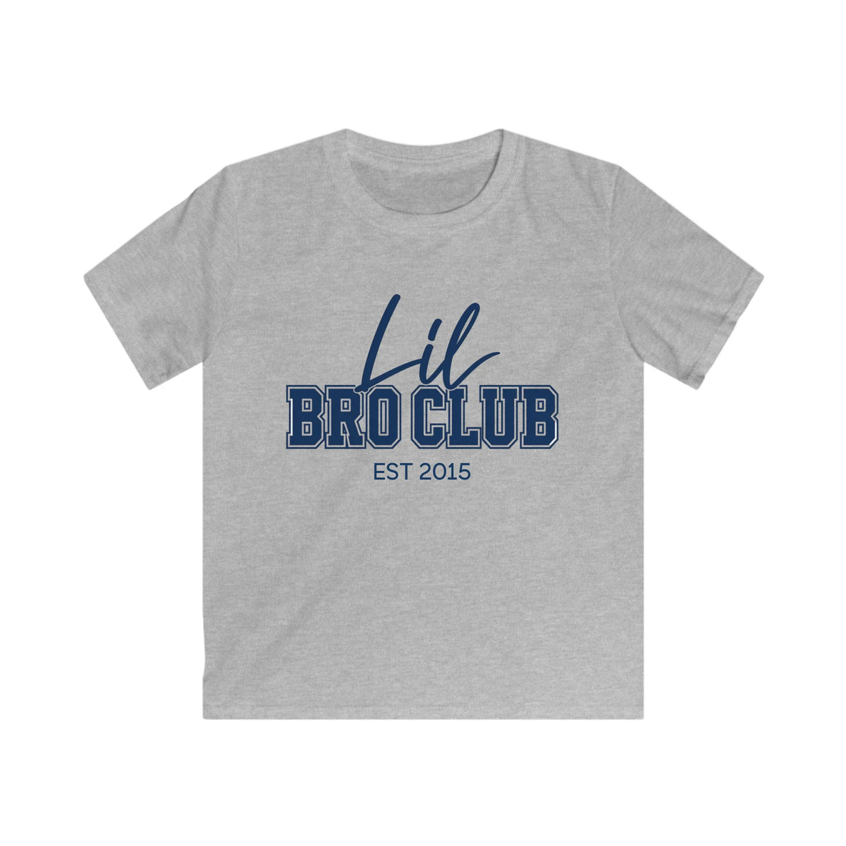 mamagibt Kinder T-Shirt lil bro club Kinder T-Shirt lil bro club Sport Grey personalisiert