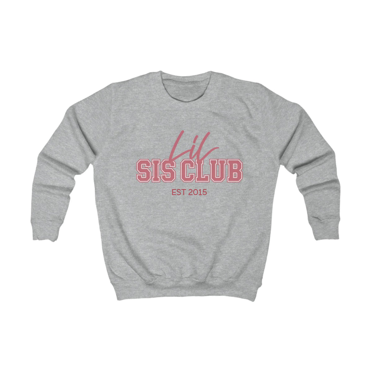 Kinder Sweatshirt lil sis club personalisiert