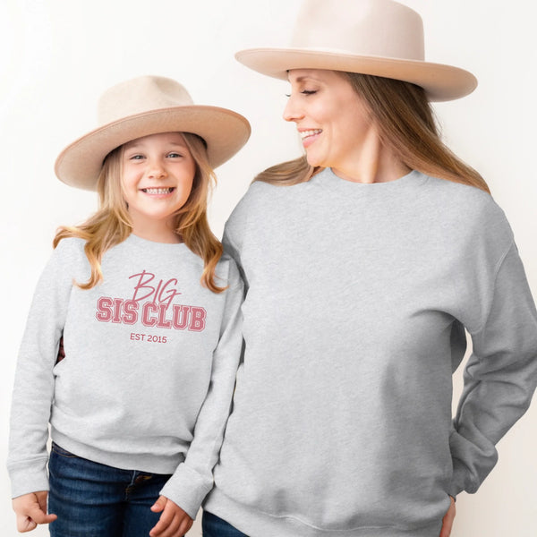 Kinder Sweatshirt big sis club