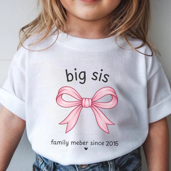 T-Shirt Baby big sis Herz