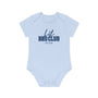 mamagibt Kurzarm Body lil bro club Kurzarm Body lil bro club Dusty Blue personalisiert