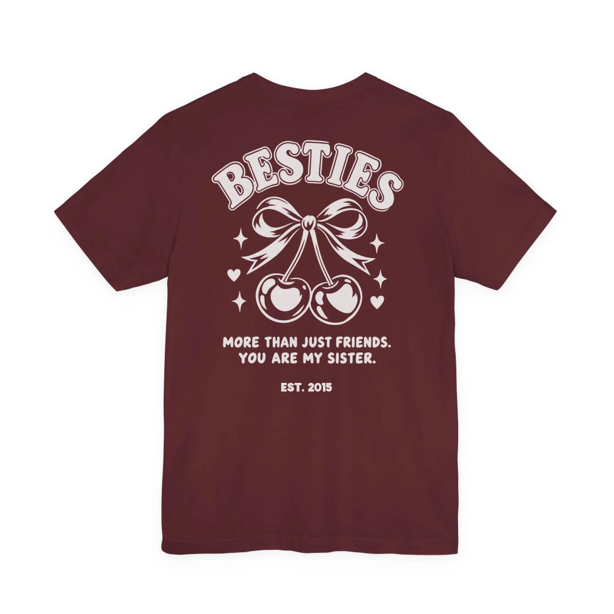 Printify T-Shirt Bestie more than friends personalisiert