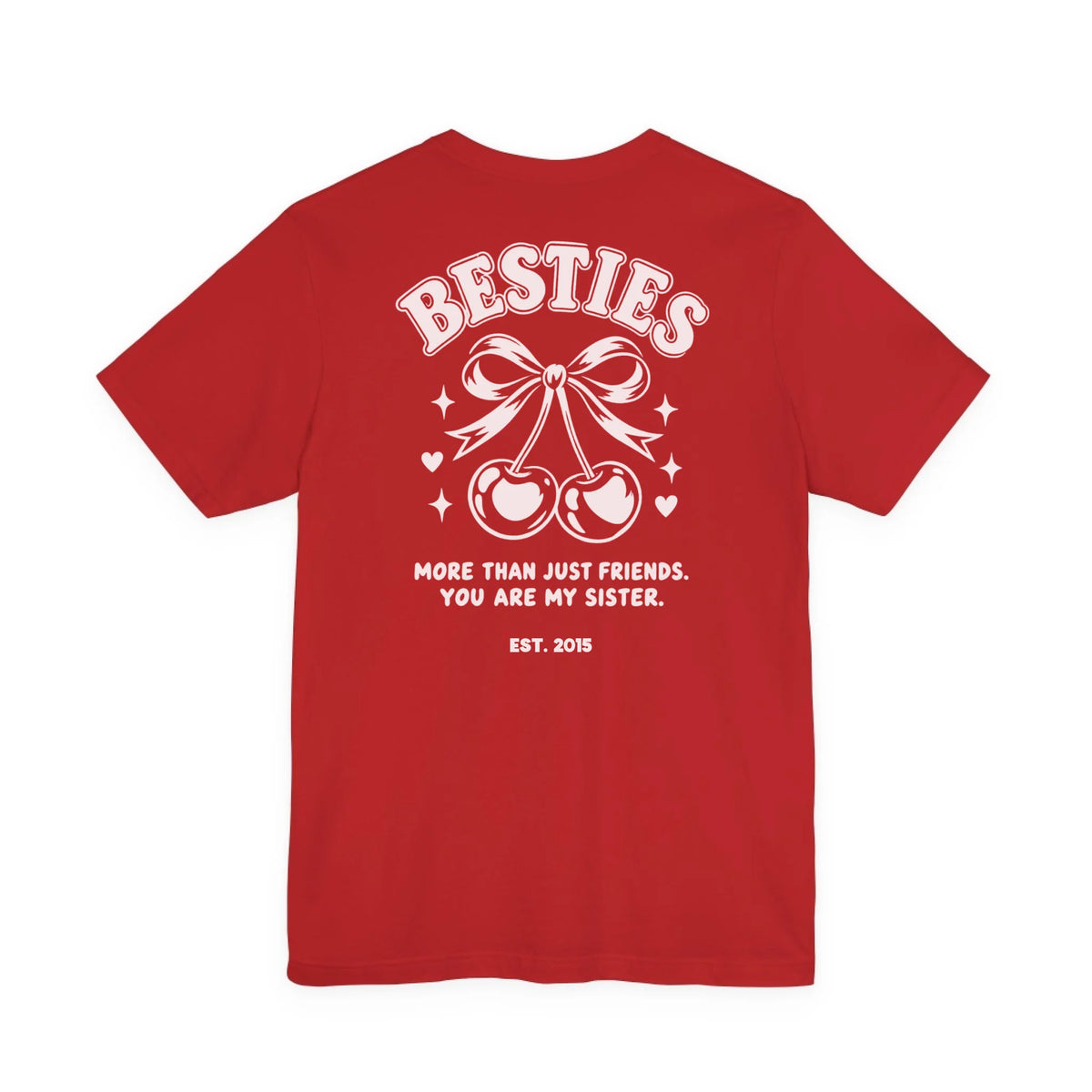 Printify T-Shirt Bestie more than friends personalisiert