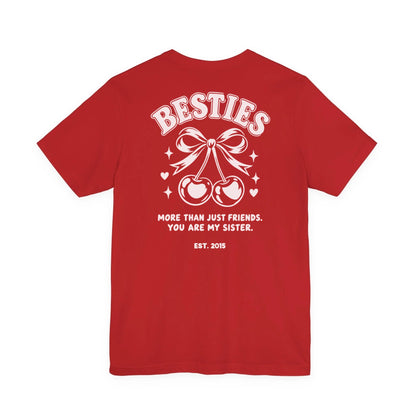 Printify T-Shirt Bestie more than friends personalisiert