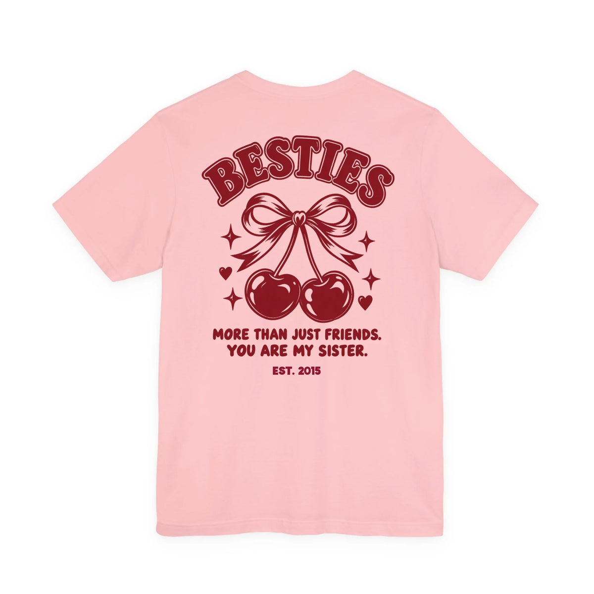 Printify T-Shirt Bestie more than friends personalisiert