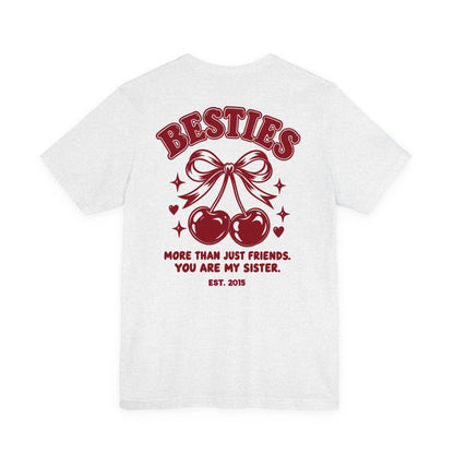 Printify T-Shirt Bestie more than friends personalisiert