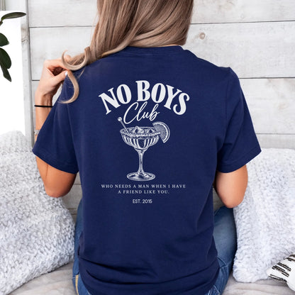 Printify T-Shirt Bestie no boys club personalisiert