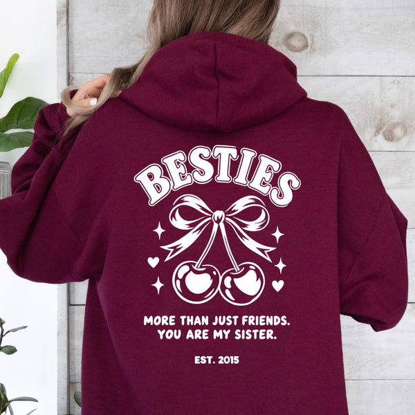 Hoodie Bestie more than friends