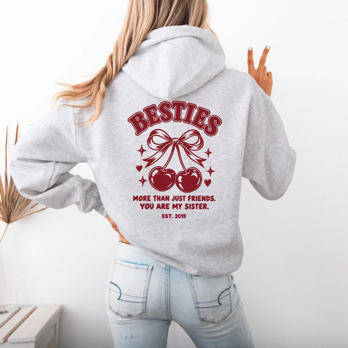 mamagibt Hoodie Bestie more than friends Hoodie Bestie more than friends Ash personalisiert
