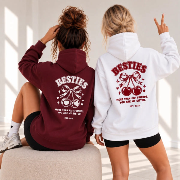 Hoodie Bestie more than friends