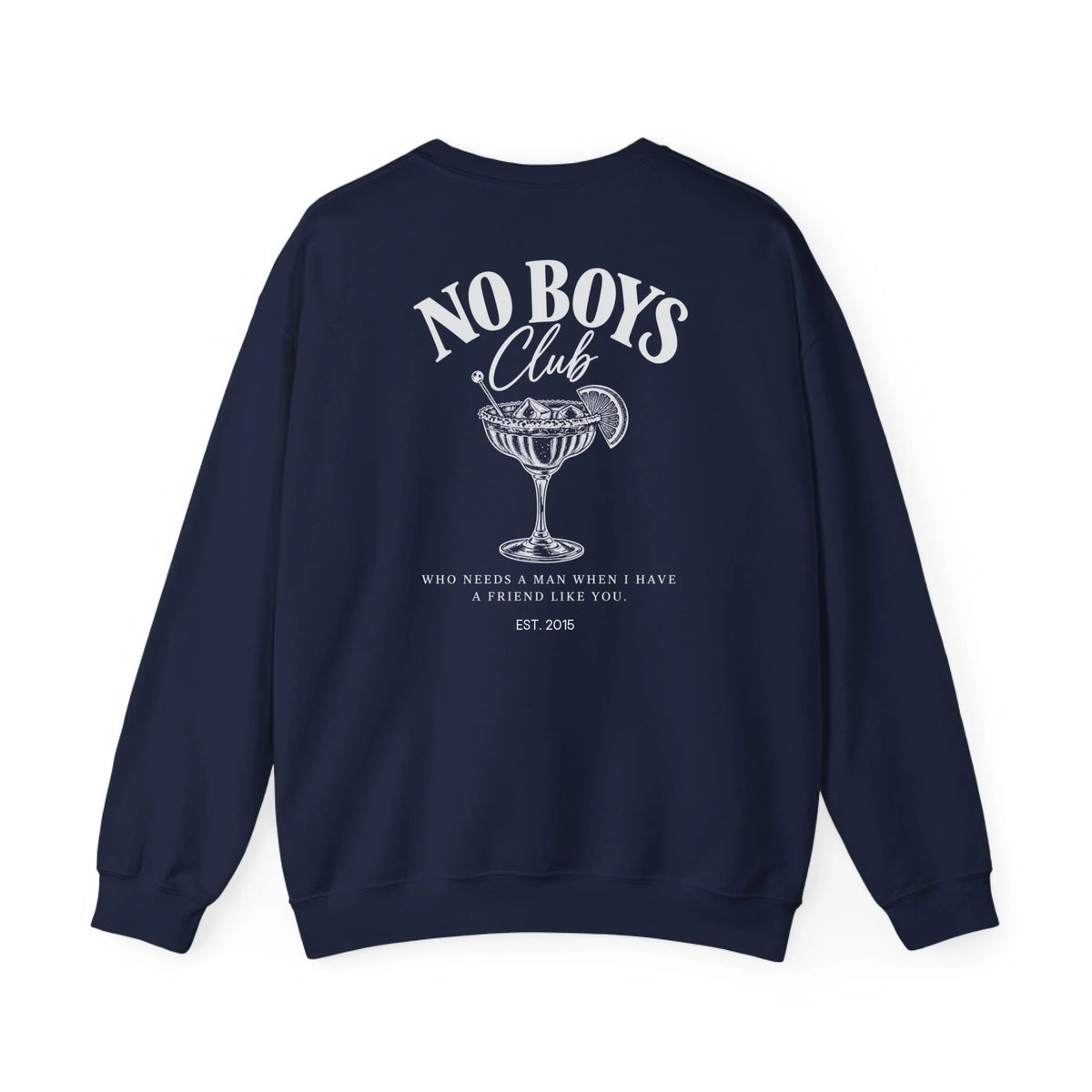 mamagibt Bestie Sweatshirt no Boy CLub Bestie Sweatshirt no boys club Navy personalisiert