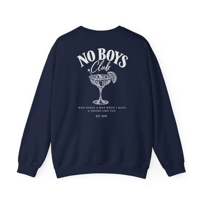 mamagibt Bestie Sweatshirt no Boy CLub Bestie Sweatshirt no boys club Navy personalisiert