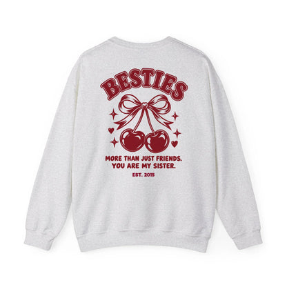 mamagibt Bestie Sweatshirt more than friends personalisiert