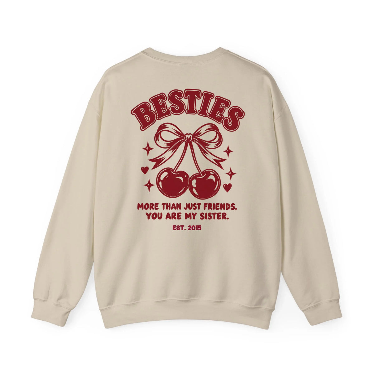 mamagibt Bestie Sweatshirt more than friends personalisiert
