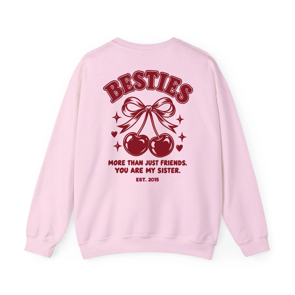 mamagibt Bestie Sweatshirt more than friends personalisiert