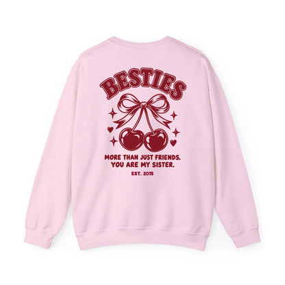 mamagibt Bestie Sweatshirt more than friends personalisiert