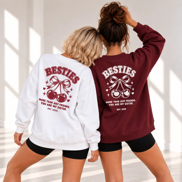 Bestie Sweatshirt more than friends
