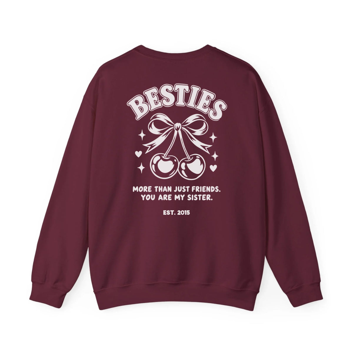 mamagibt Bestie Sweatshirt more than friends personalisiert