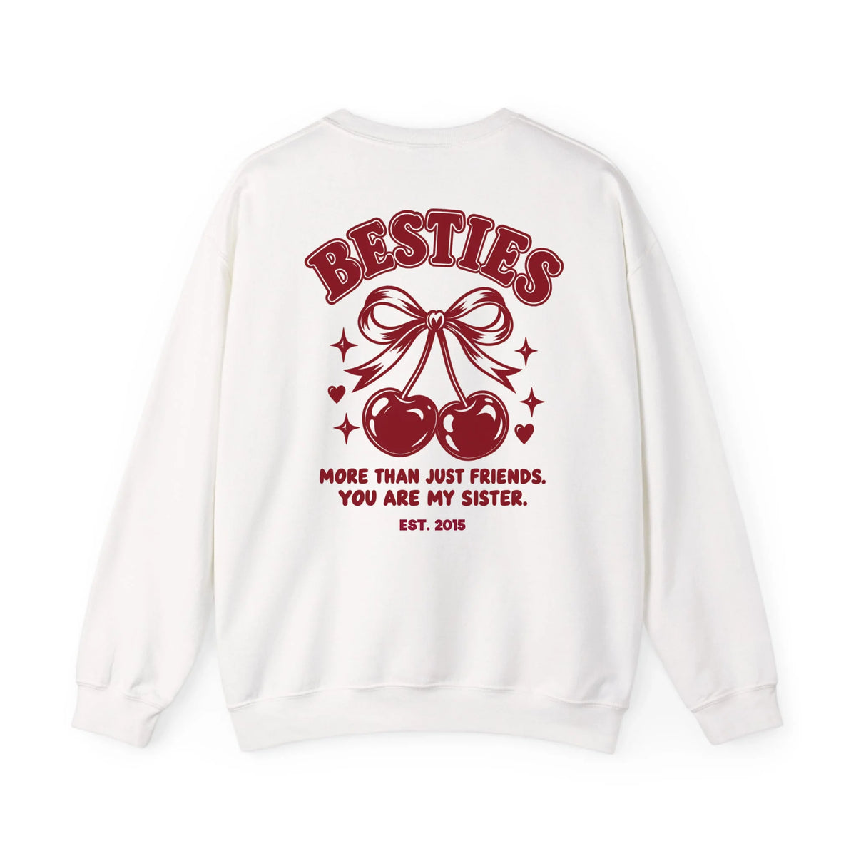 mamagibt Bestie Sweatshirt more than friends personalisiert