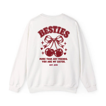 mamagibt Bestie Sweatshirt more than friends personalisiert