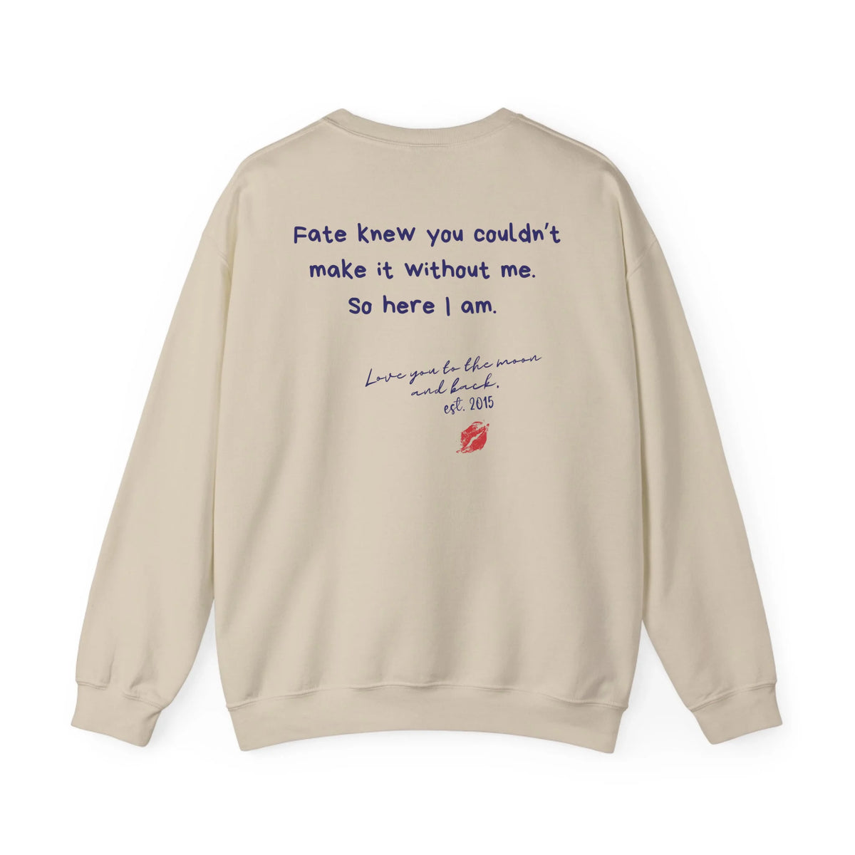mamagibt Bestie Sweatshirt till the moon personalisiert