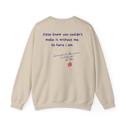 mamagibt Bestie Sweatshirt till the moon personalisiert