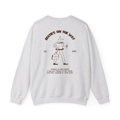 mamagibt Bestie Sweatshirt on the way personalisiert