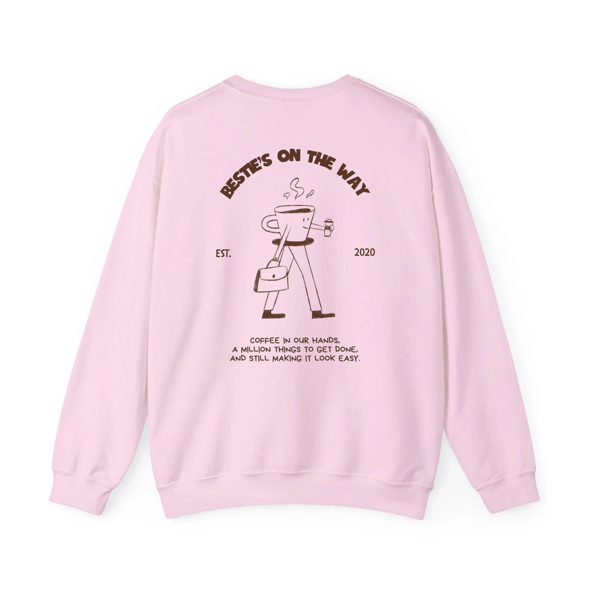 mamagibt Bestie Sweatshirt on the way personalisiert